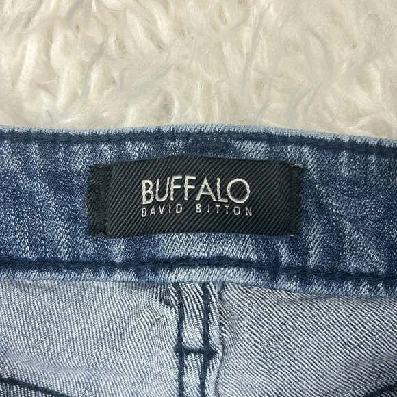 Buffalo David Bitton Hope Blue Straight Leg Jeans - Picture 3 of 6